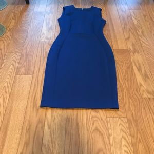 Calvin Klein Cobalt Blue Sheath Dress